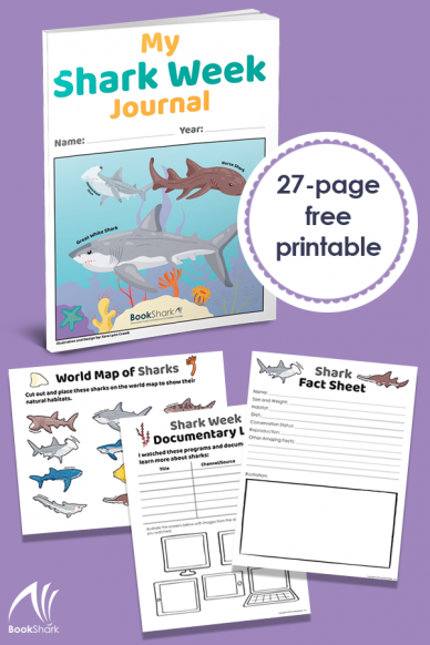 Shark Week Journal - Homeschool Bookshark