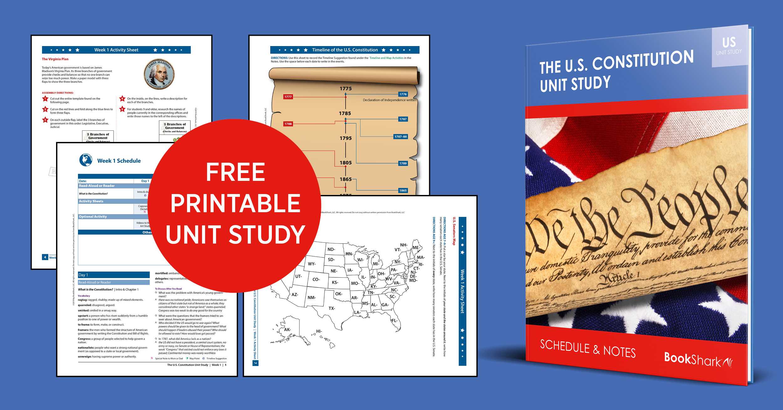 constitution-FB free American Constitution Unit Study